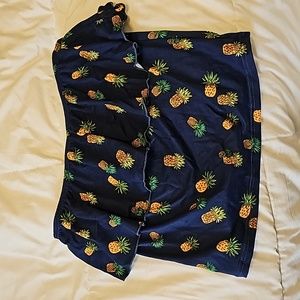 Full tilt strapless crop shirt XS